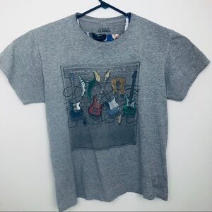 Lifestyle classic‎ gray graphic T-shirt siz…